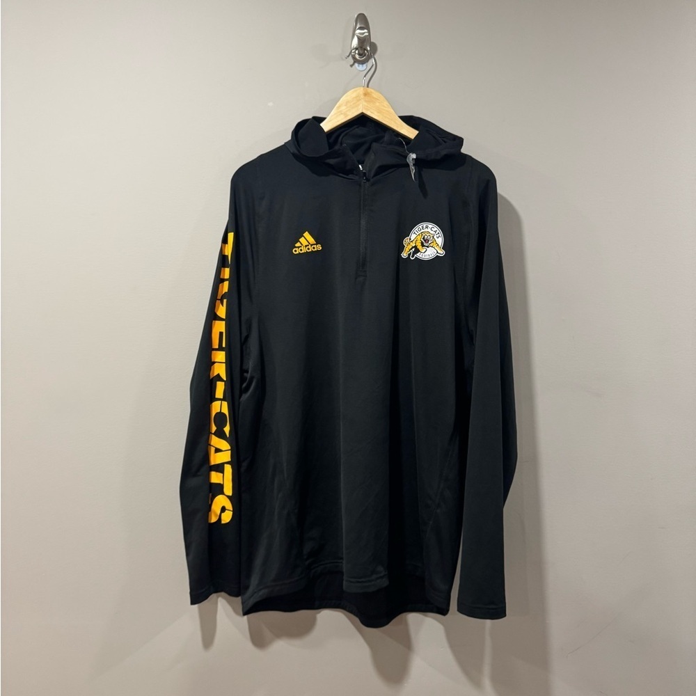 Hamilton Tiger-Cats Performance Player Issue Quarter-Zip Performance Top - CFL